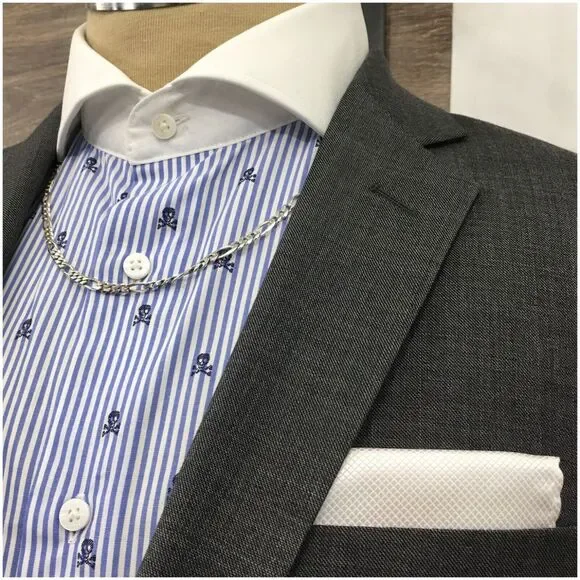 J CREW Mens Blazer Sport Coat Casual Jacket Size 38R‎ Gray Wool Suit THOMPSON